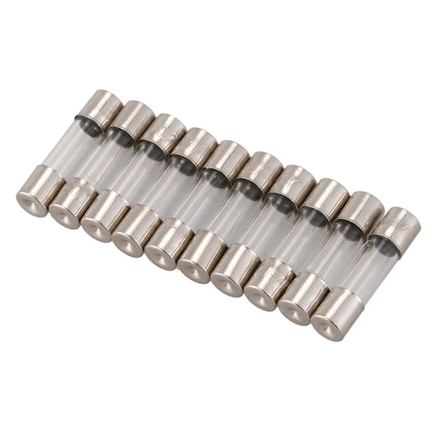 1X(10Pcs 250V 0. 2 a 200mA rupture rapide Tubes des fusibles en verre 5 x 20 m
