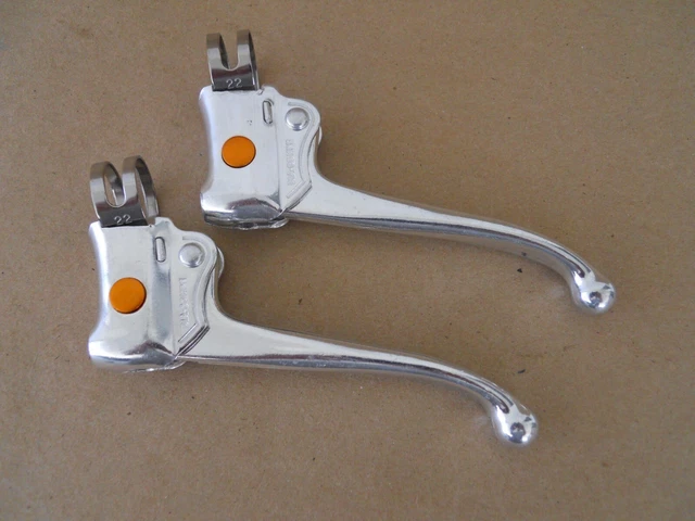 Vintage  Nos Dia Compe Gold Dot Brake Levers 22 Mm  Schwinn Stingray Cruiser Bmx