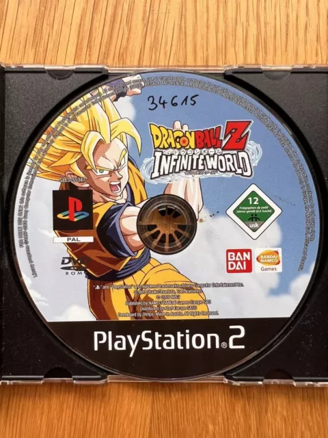 Dragon Ball Z: Infinite World (Sony PlayStation 2, 2008) nur CD
