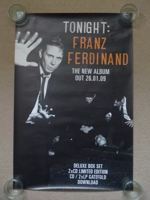 RARE promo poster Tonight: Franz Ferdinand The New Album (large 30x20in) music