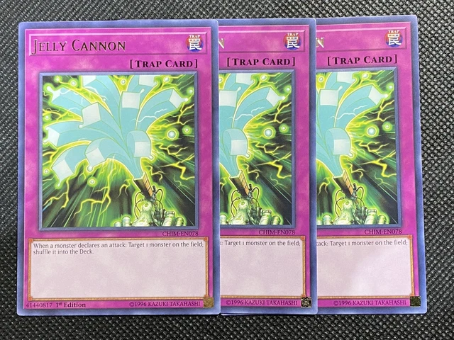 3x YuGiOh! - Jelly Cannon CHIM-EN078 Rare 1st Edition Near Mint Chaos Impact