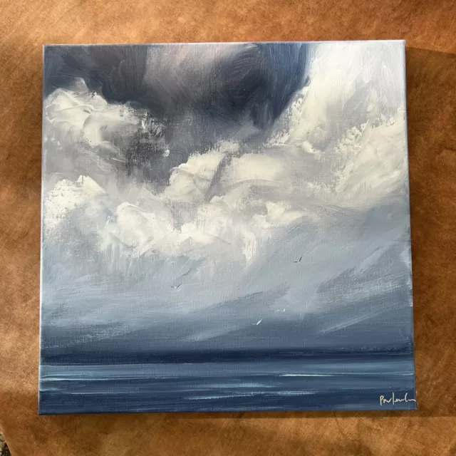 Meer Bild Original Malerei Ozean Gemälde handgemalt Landschaft Himmel Leinwand