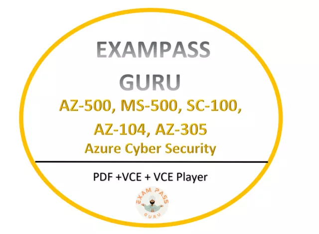 AZ-500, MS-500, SC-100, AZ-104, AZ-305 Exam  PDF&VCE!!Azure CyberSecurity !JUNE