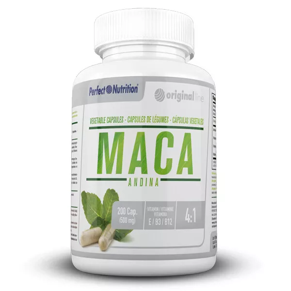 PERFECT NUTRITION - MACA ANDINA, 200 caps - FOMENTA EL CRECIMIENTO MUSCULAR