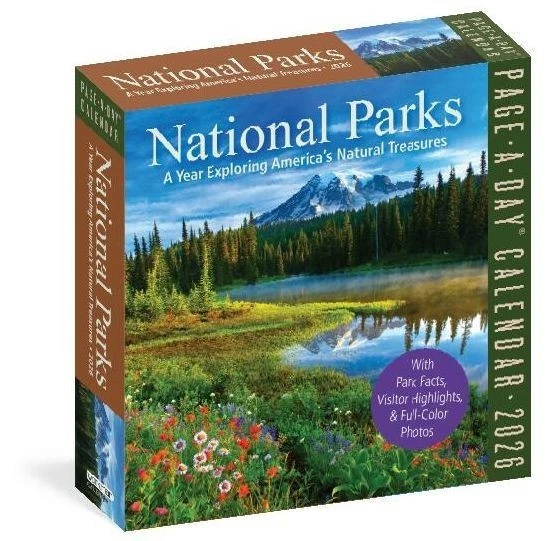 NATIONAL PARKS PAGE-A-DAY® Calendar 2026 by Workman Calendars (2025