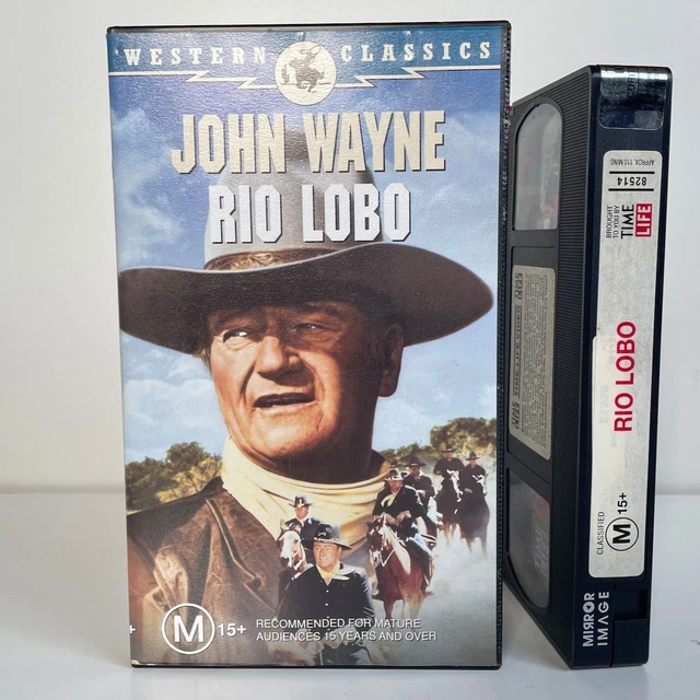 RIO LOBO - VHS Video Tape - Western Movie - John Wayne - 1970 $14.99 ...