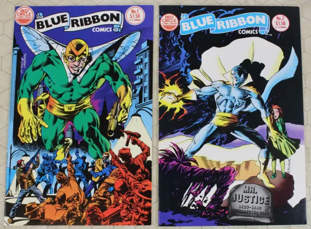 BLUE RIBBON COMICS #1 - 2 vol.2 (1983) Set NM (Red Circle Comics Group) !!
