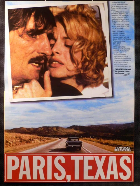 Carte Postale Cinéma - Paris, Texas - Nastassja Kinski - Film De Wim Wenders - Années 80