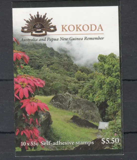 Australian  Stamps. Decimal Booklet.Kokoda.2010.MNH.