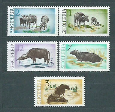 Albania Correo 1965 Yvert 747/51 Mnh ** Animales Fauna