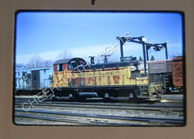Original '74 Kodachrome Slide BM Boston Maine 1128 SW1 Lowell, MA    36Q1