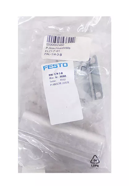 FESTO PAL-1/4-3-B 30281 supply manifold P-Anschlussleiste NEW