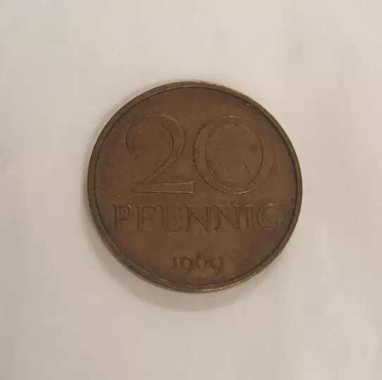 20 DDR Pfennig 1969  A