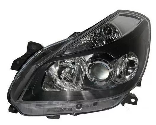 Feu Phare Avant Droite Pour Renault Clio 2007 Au 2009 Noir