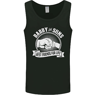 Daddy & SONS Best Friends For Life Da Uomo Canotta Tank Top
