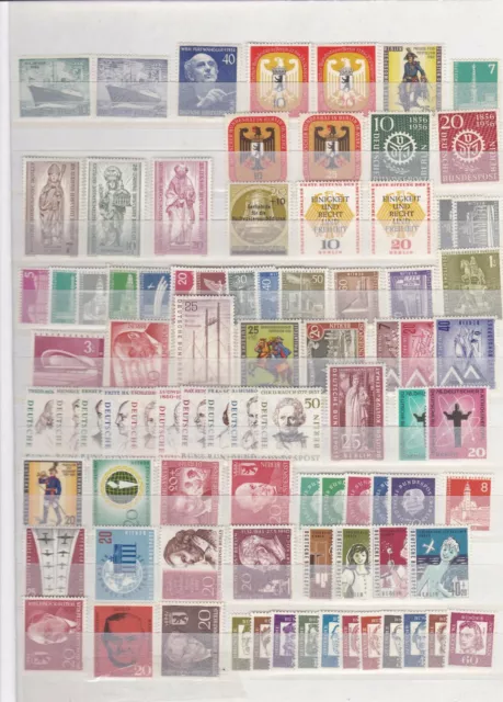 Germany WEST BERLIN MNH Collection 1955-1990 compl.+ booklet stamps! CAT 1200EUR