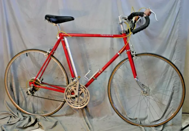 1979 Panasonic Schwinn Traveler Touring Bici da Strada 58cm Grande Trascinato