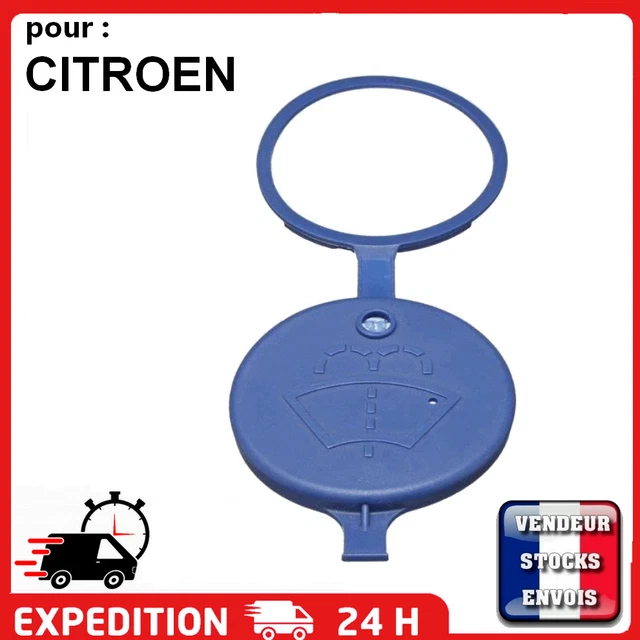 Bouchon De Réservoir Lave-glace Pour Citroën C5 C6, Peugeot 407 3008 5008 - Pièce Origine 643237 - Plastique Bleu