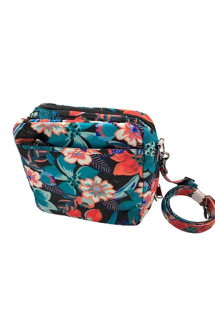 Lug RFID Medium Crossbody with Top Handle Ranger 2 Resort Tropics