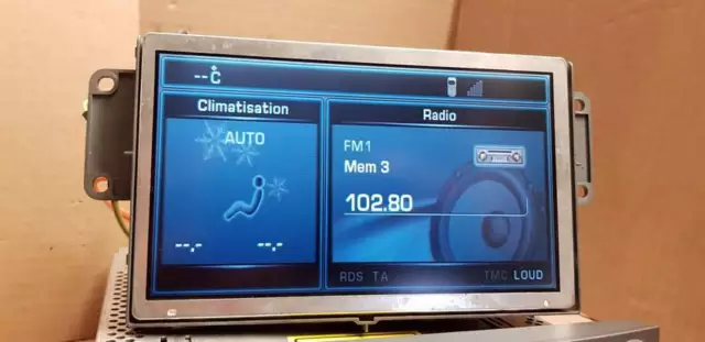 Display Navigation Peugeot 407 Monitor Bordmonitor Bildschirm Navi RT3