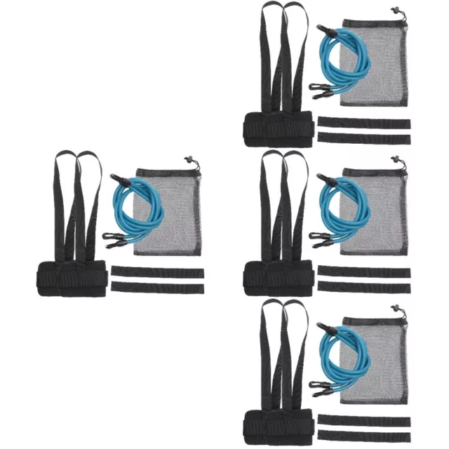 4 set set allenamento nuoto neoprene attrezzatura allenamento nuoto