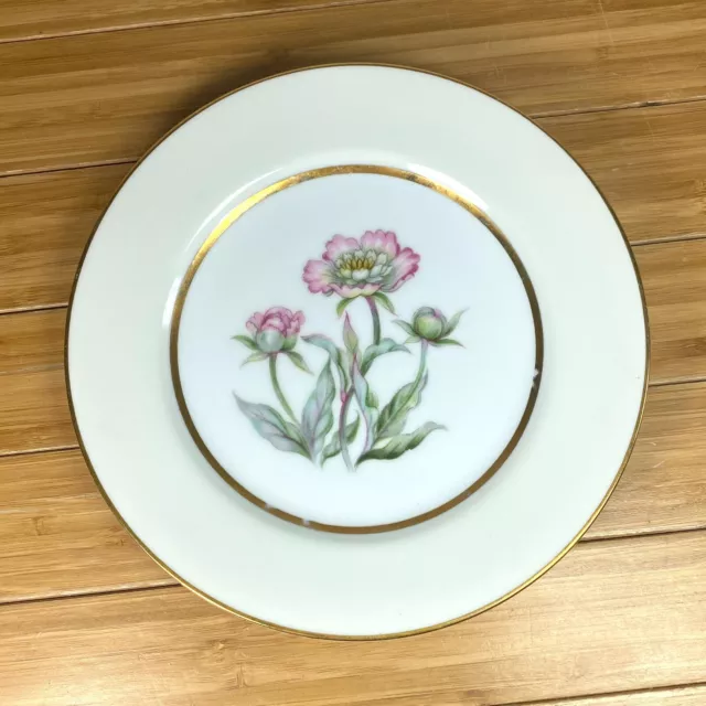 Vintage Mikado China HARMONY 7.5" Salad Plate Occupied Japan Floral Gold Gilt