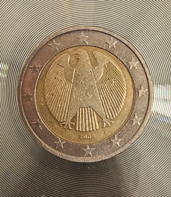 2 € Euro Münze FEHLPRÄGUNG Deutschland 2002 A