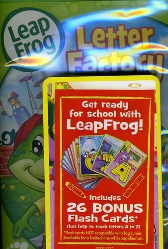 LEAP FROG: LETTER Factory [New DVD] Flashcards $21.84