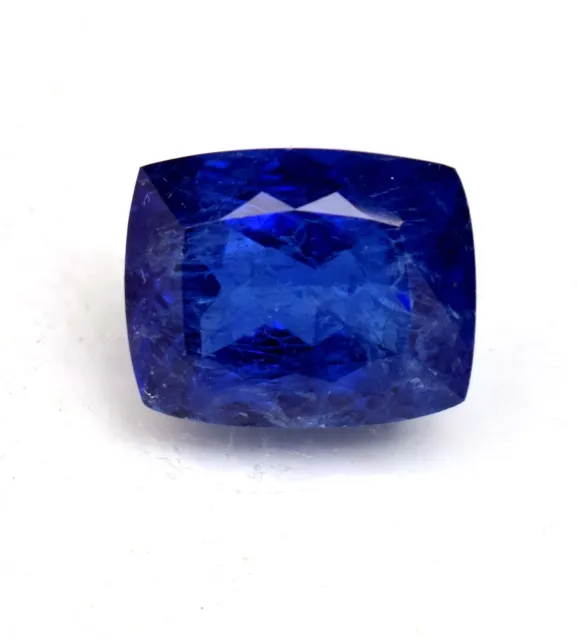 Natural Top Blue AAA Color Certified Tanzanite Cushion Cut 11.60 Ct Loose Gem