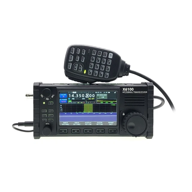 Xiegu transceptor X6100 de HF Radio de onda corta SDR con sintonizador de antena Xiegu transceptor X6100 de HF Radio de onda corta SDR con sintonizador de antena