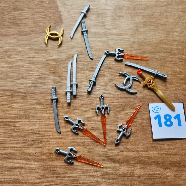 Armes Et Accessoires Playmobil Catégorie 12 - Lot D'occasion En Très Bon état