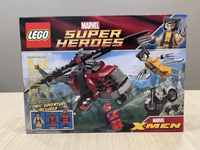 LEGO Marvel Super Heroes 6866 Wolverine's Chopper Showdown 2012 New & Sealed Set