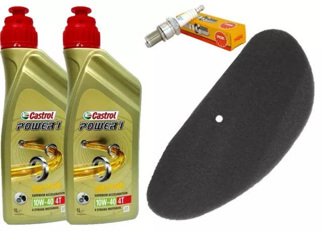 Tagliando Yamaha Yp Majesty 250 1996 2007 Castrol 10W40 Candela Ngk Filtro