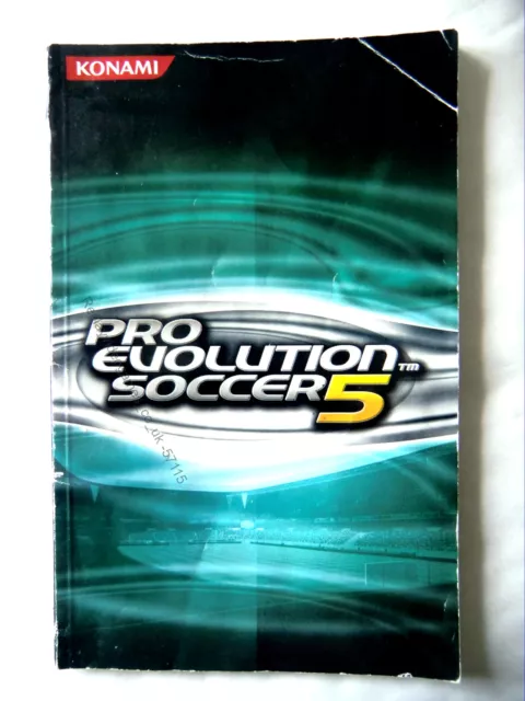 57115 Instruction Booklet - Pro Evolution Soccer 5 - Sony PS2 Playstation 2 (200