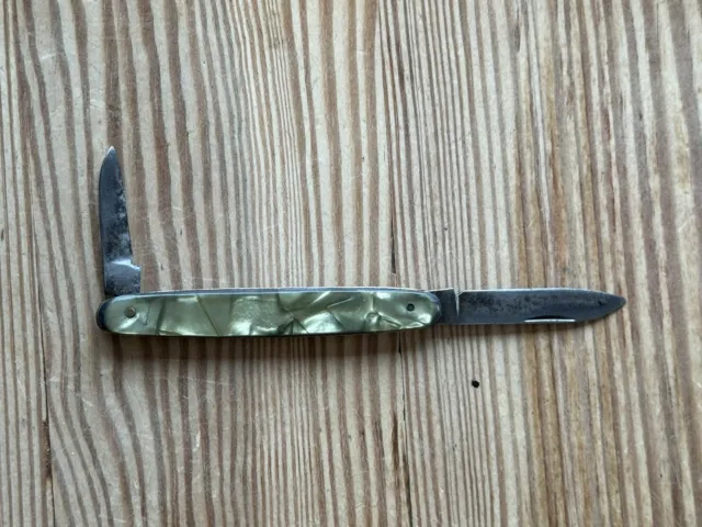 Vintage Penknife Pocket knife & Mother Of Pearl Style Handle