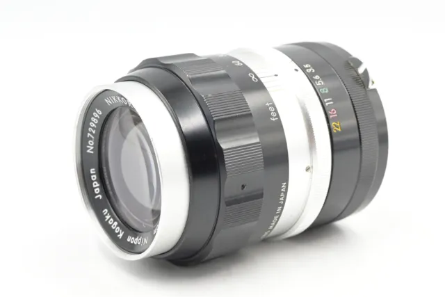 Lente Nikon Nikkor Non-AI 13,5 cm (135 mm) f3,5 Q Nippon Kogaku #896