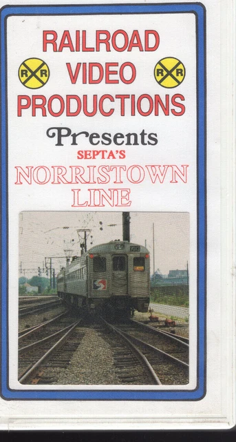 Septa's Norristown Line AND Septa's West Trenton Line - 2 VHS tapes