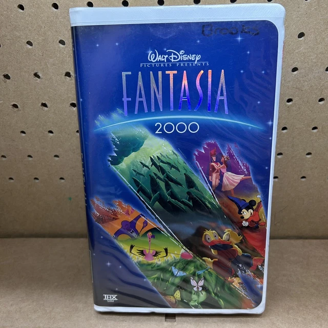 Clamp Shell Box FANTASIA 2000 (VHS, 2000, Clamshell Case) Walt Disney W/ Booklet £4.50 ...