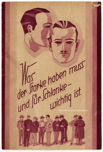 Werbeflyer für „Gentila“ Herrenkorsetts um 1930