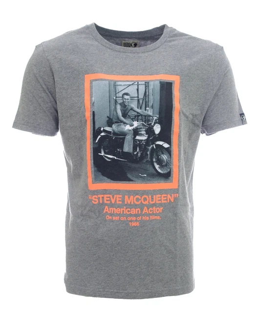 T-shirt Steve McQueen Le Mans gris - Homme