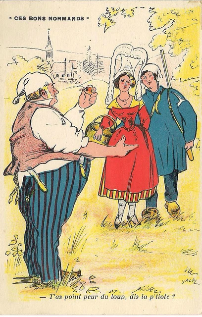 humoristique" ces bons normands" grivoiserie