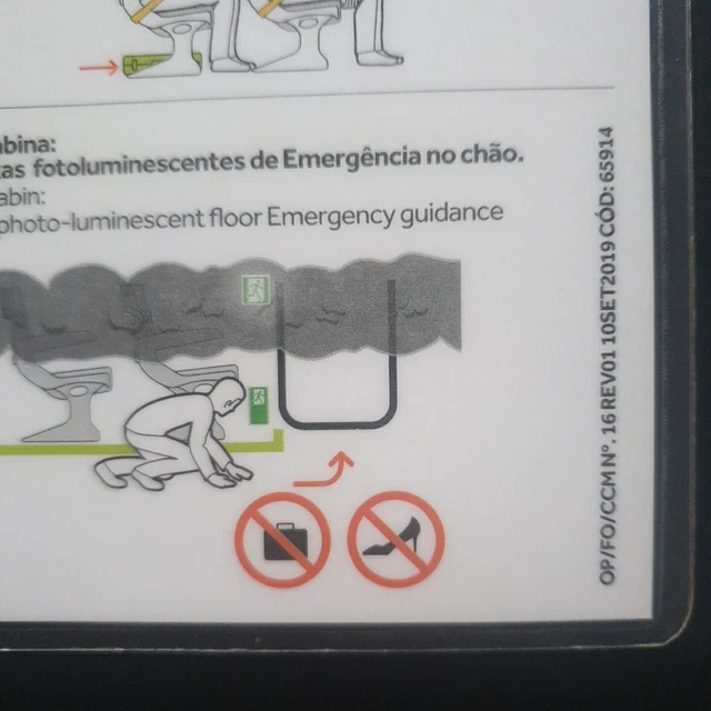 TAP AIR PORTUGAL airlines Airbus A321 neo safety card date 10/09/19 EUR