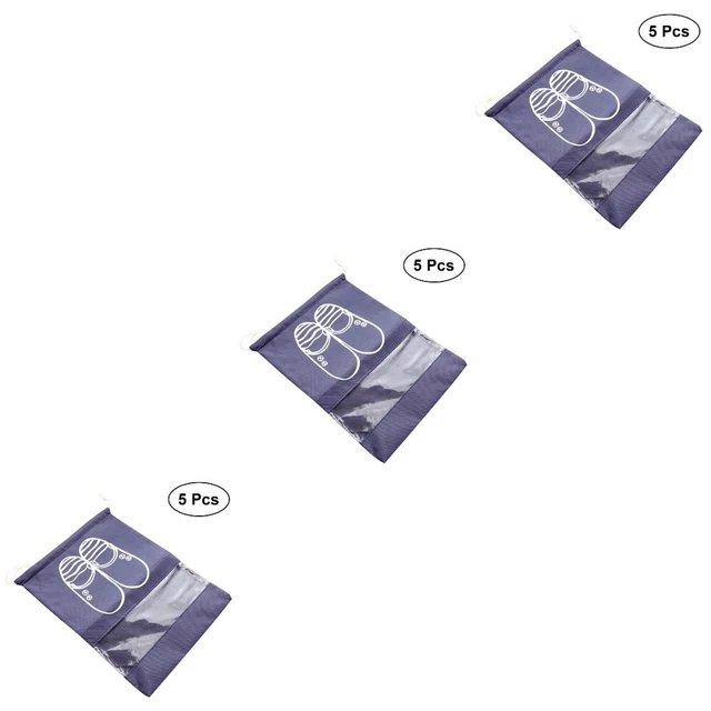 15 stücke Transparente Schuhe Tuch Aufbewahrungstaschen Pouch Wasserdichte Tuch 4