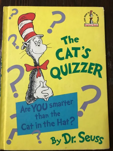 **~The Cat's Quizzer~** Vintage~ Dr. Seuss! OOP!!