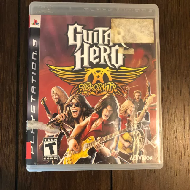 Guitar Hero: Aerosmith - Walk This Way PLAYSTATION 3 (PS3) Untested