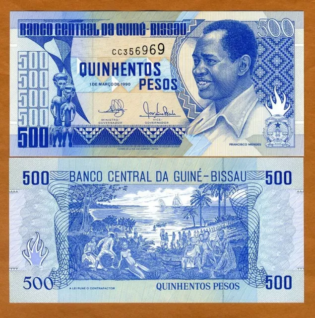 Guinea Bissau, 500 Pesos, 1990, P-12, UNC