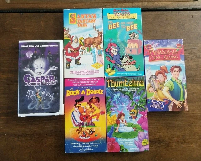 1990s-kids-cartoons-vhs-lot-casper-thumbelina-anastasia-yogi