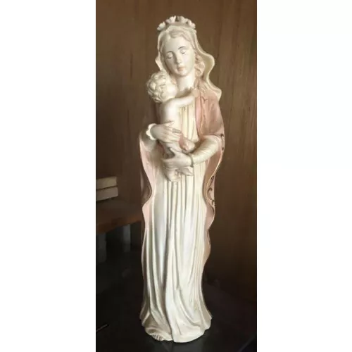 porcelain doll figure seto novelty virgin and child