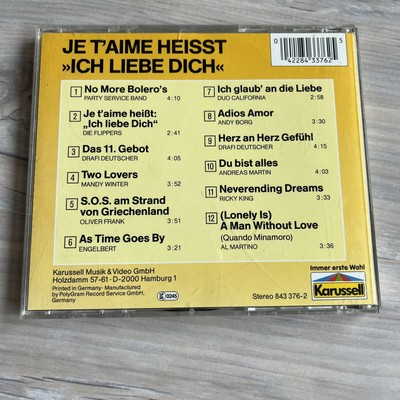Die Flippers Je T Aime Heißt Ich Liebe Dich