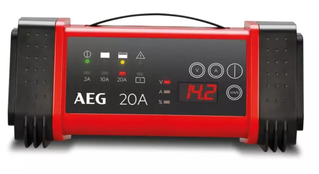 AEG 97025 Batterie Ladegerät Mikroprozessor Power-Supply 9-stufig für 12/24V